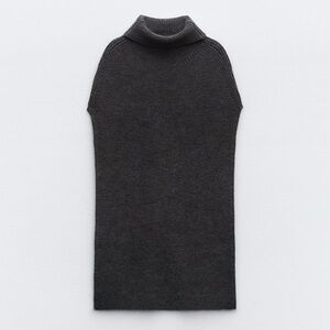 ZARA RIBBED PONCHO
